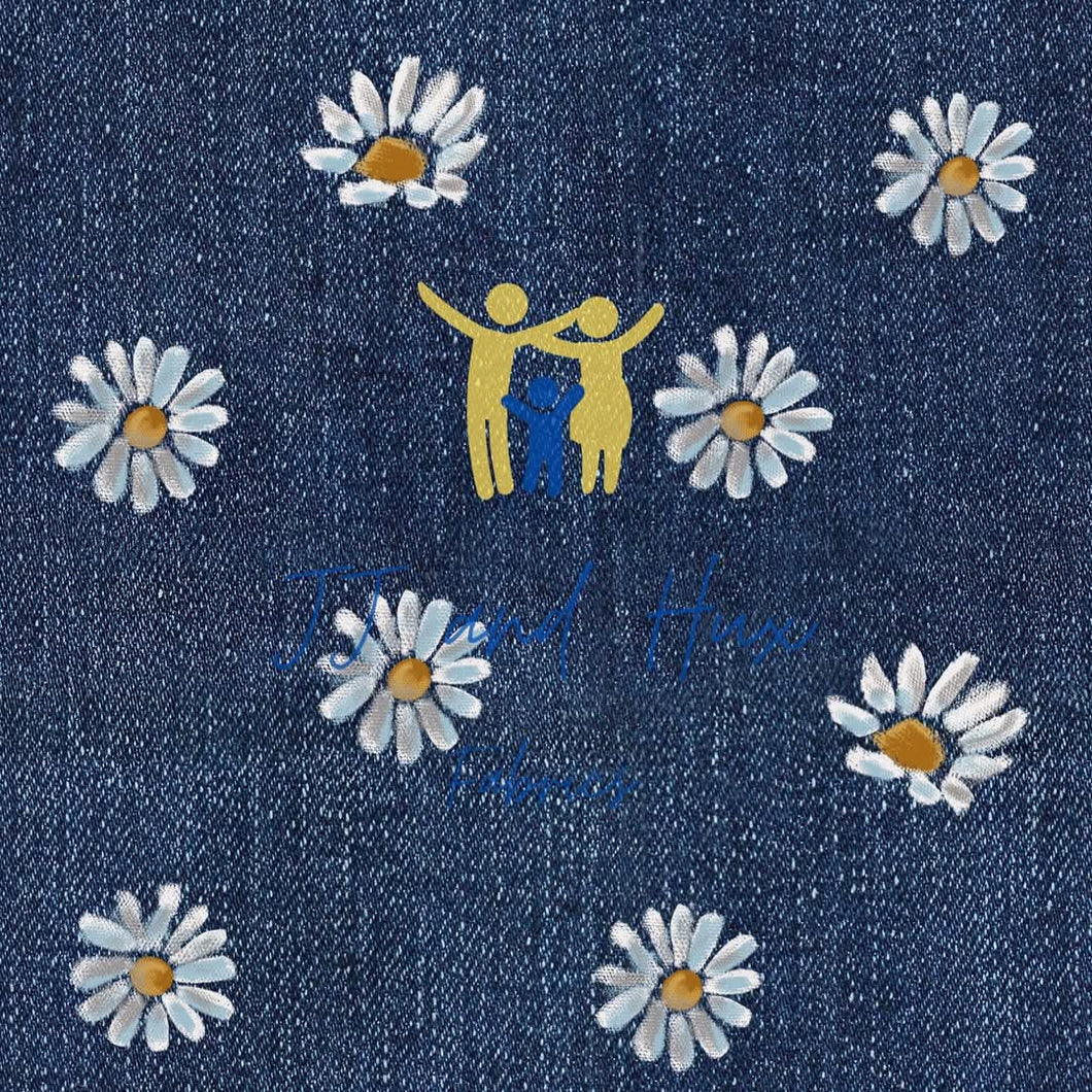 Daisies on Denim