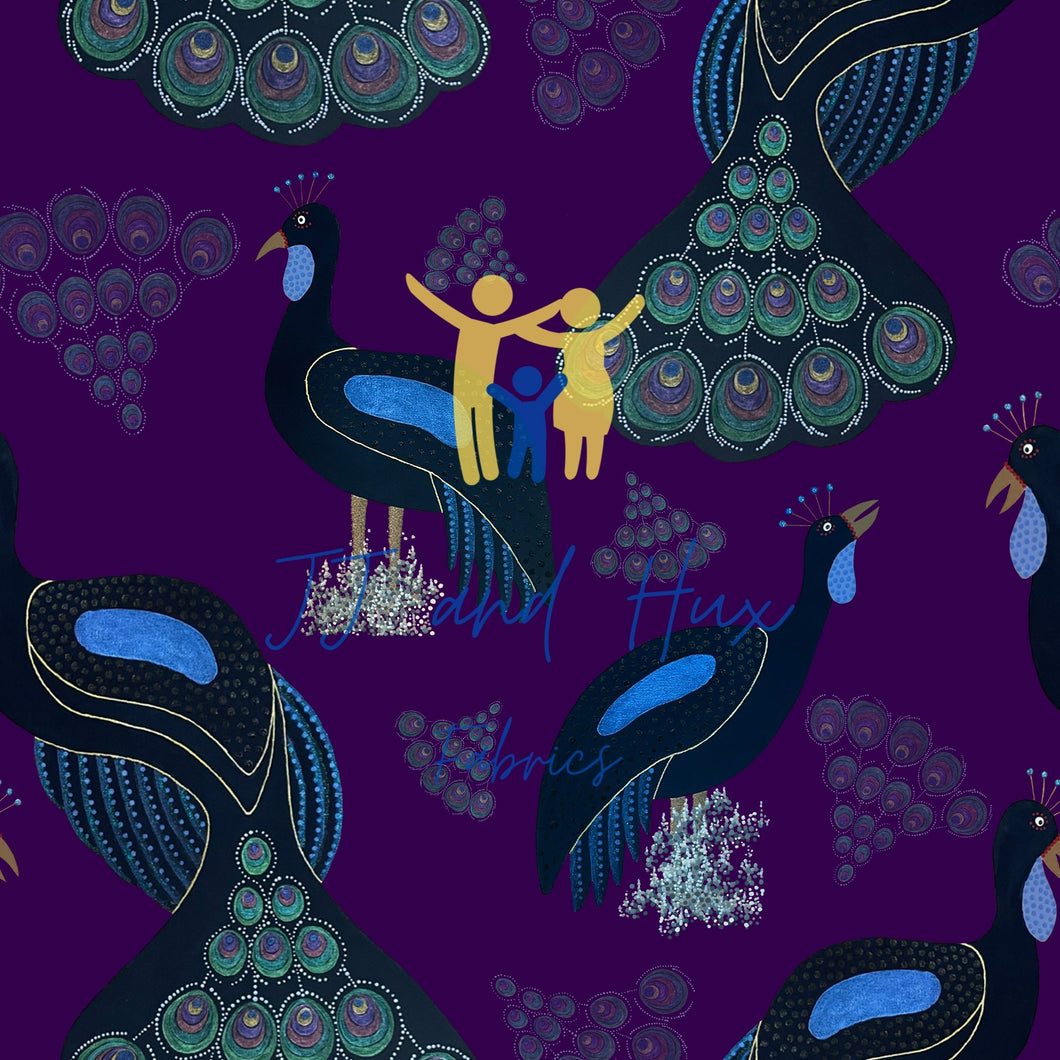 Peacock Tales - Violet