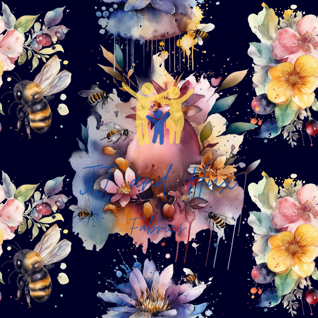 Bees on Navy