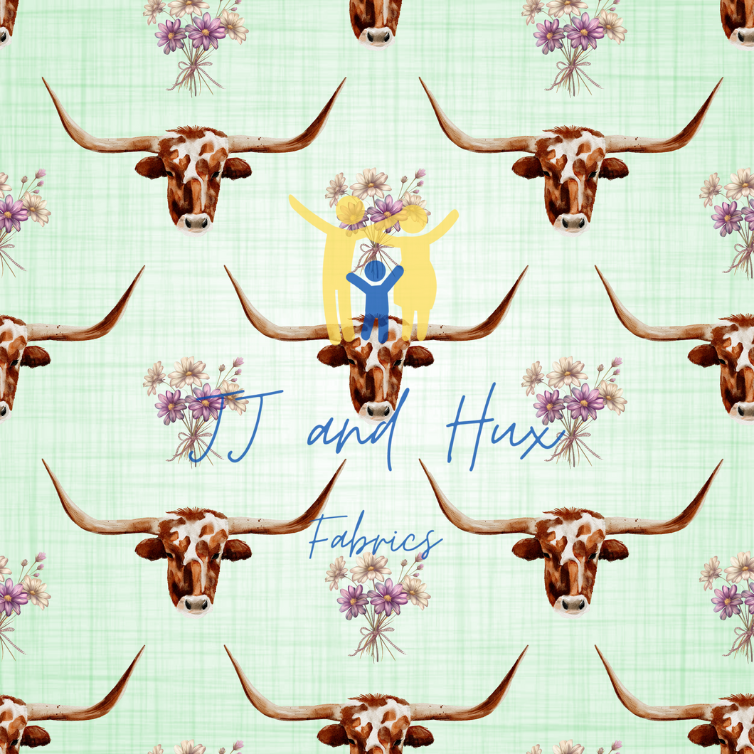Longhorn and Daisies Aloe Green