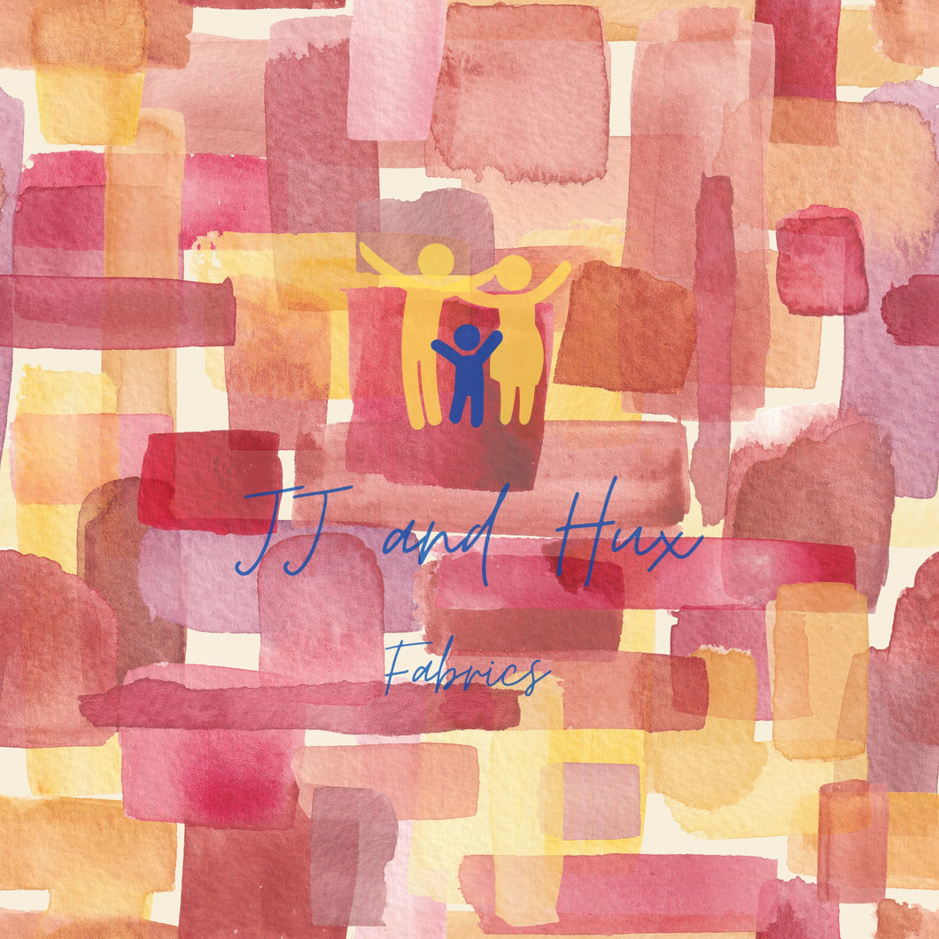 Abstract Watercolour - Red