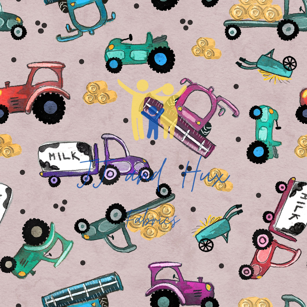 Farm Vehicles - Blush