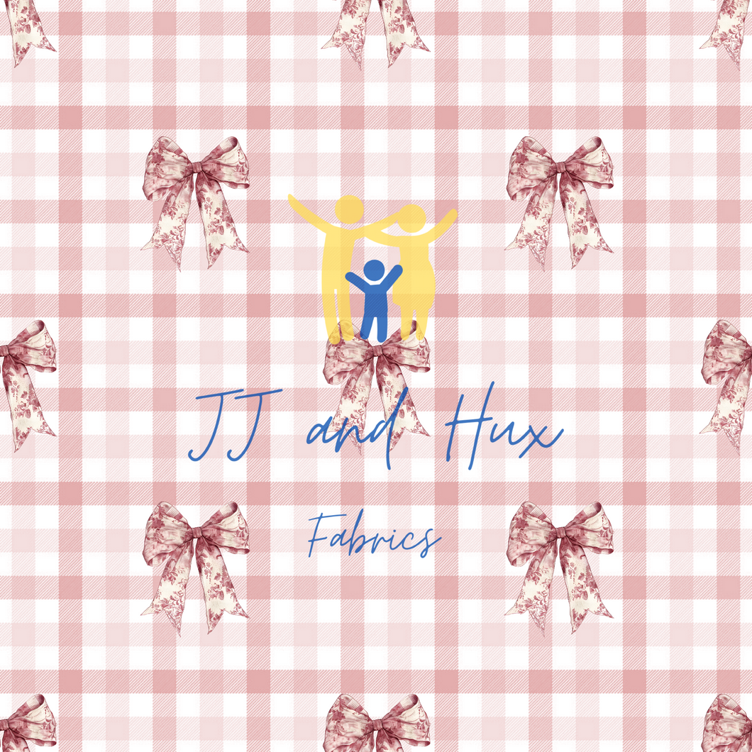 Dainty Bow on Gingham