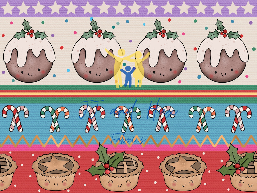 Xmas Fairisle Christmas Puds