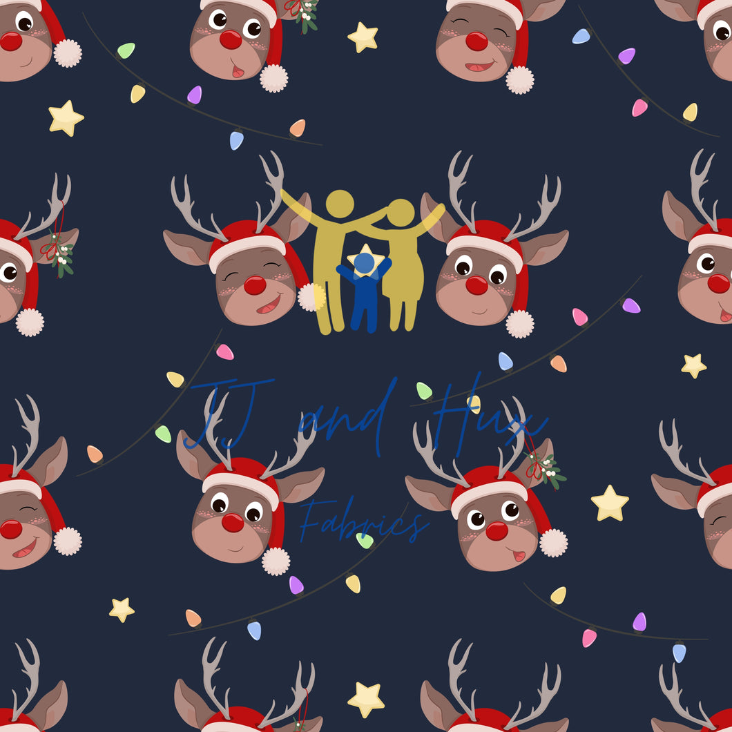 Xmas Reindeer Navy